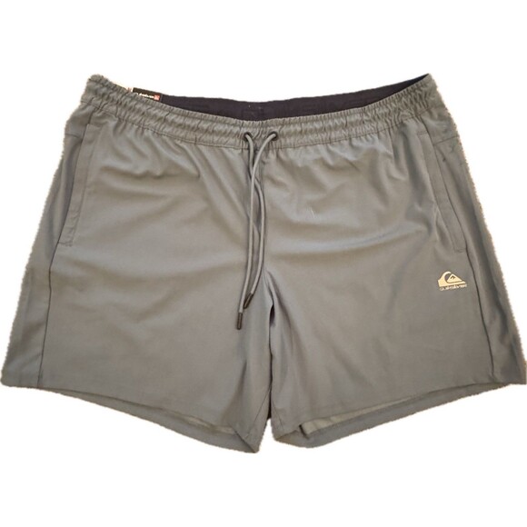 Quiksilver Men's Active Shorts XXL Blue NWT 4-Way Stretch Moisture-Wicking Gym - Picture 2 of 14